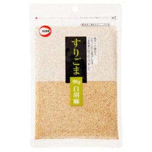 Ground White Sesame Seeds Zipper Bag